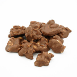 Sachet croquants chocolat au lait et cacahuètes