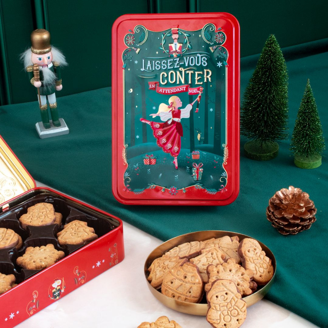 Achat Boîte plate biscuits de noël en ligne 3 
