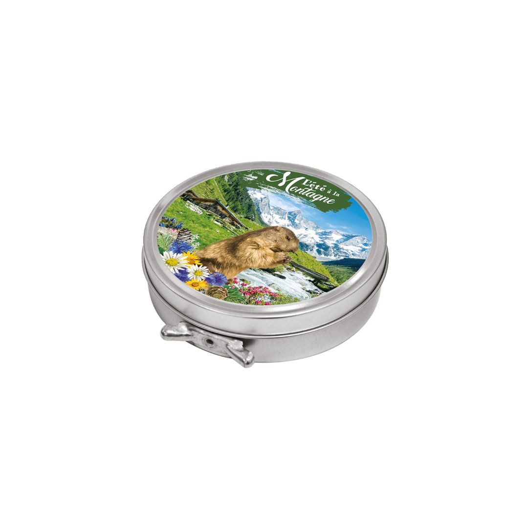 Achat Boite cirage collection montagne été bonbons sucre cuit myrtille et framboise en ligne 1 