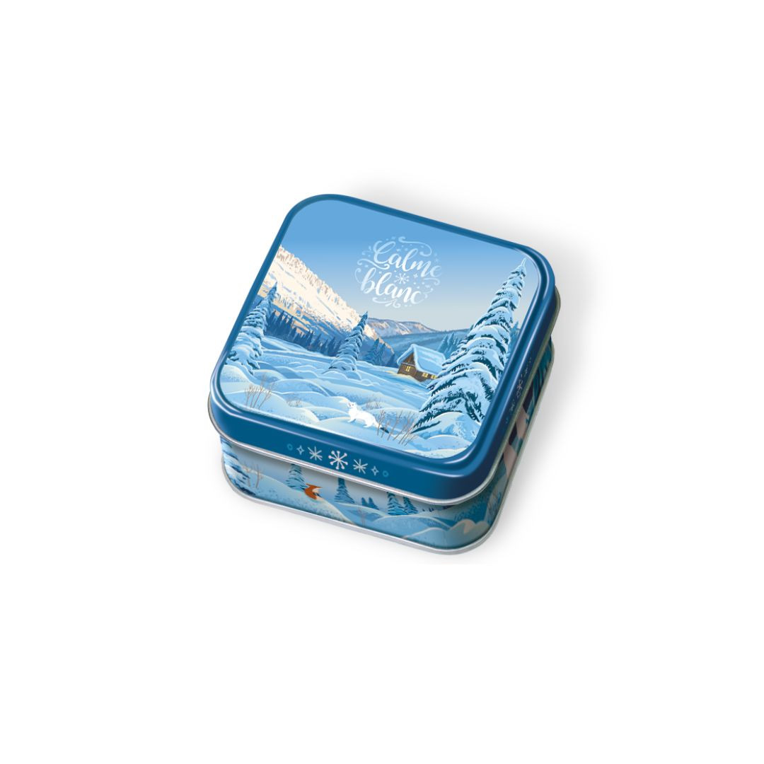 Achat Boîte savon paysage enneigé sucres cuits myrtilles et framboises en ligne 1 