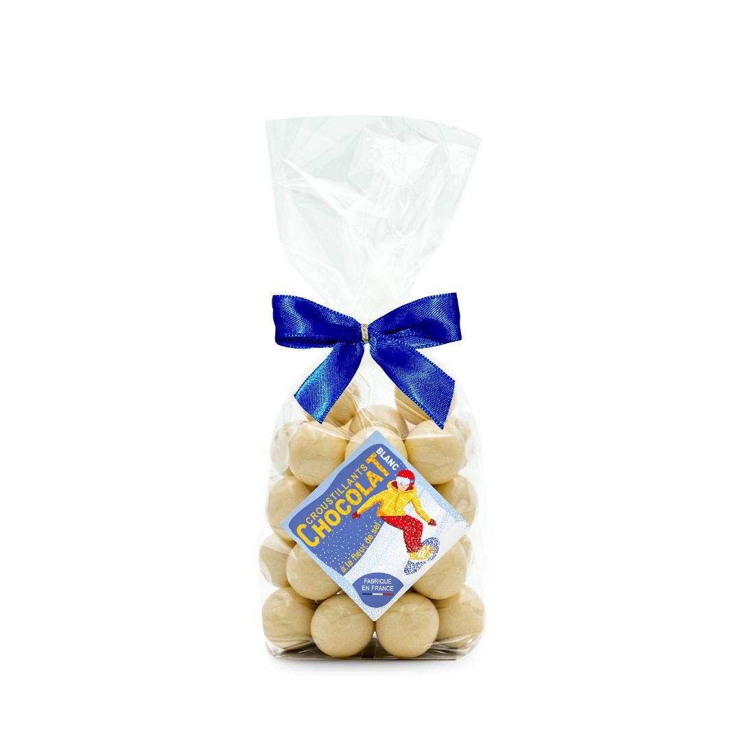 Achat Sachet collection sport d'hiver billes croustillants chocolat blanc en ligne 1 