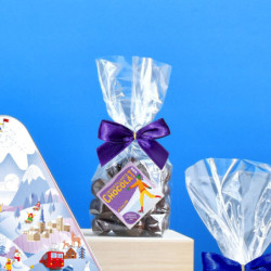 Sachet collection sport d'hiver billes croustillants chocolat au palet Breton