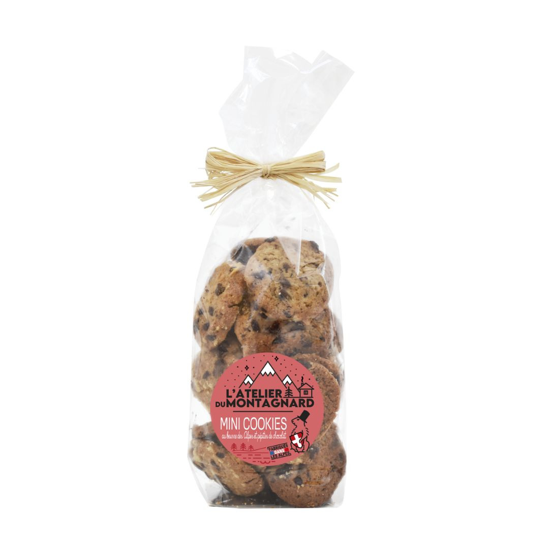 Achat Sachet de mini-cookies aux pépites de chocolat et beurre des Alpes en ligne 1 
