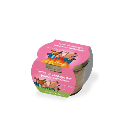 TERRINE DE CAMPAGNE AUX POMMES CARAMELISEES