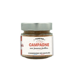 TERRINE DE CAMPAGNE AUX POMMES POÊLÉES
