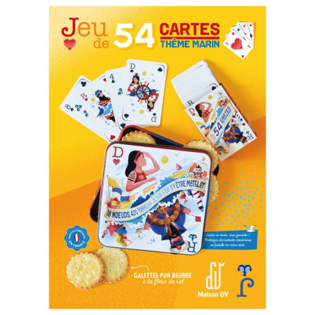 Affiche A4 jeu de cartes