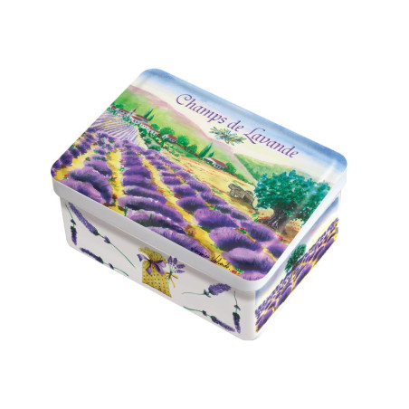 Boîte sucrette champs de lavande canistrelli citron