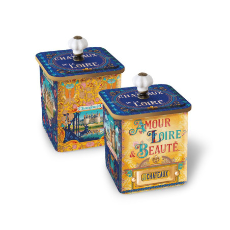 Boite 1/2 collector châteaux vintage