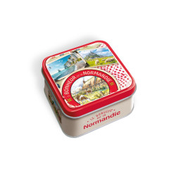 Boite mini carrée Normandie vintage
