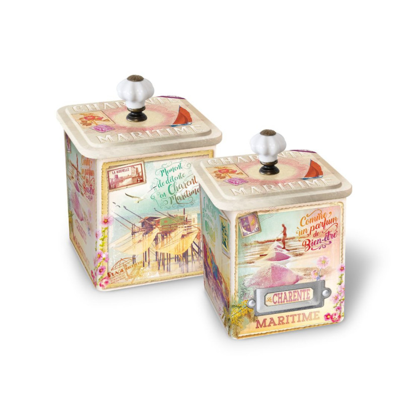 Boite 1/2 collector Charente Maritime vintage