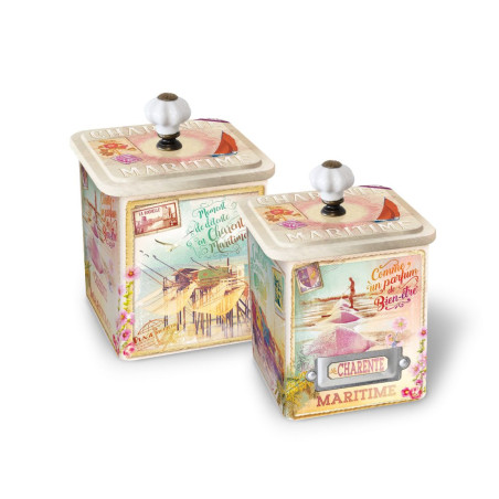 Boite 1/2 collector Charente Maritime vintage