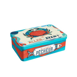 Boite sucre crabe patchwork