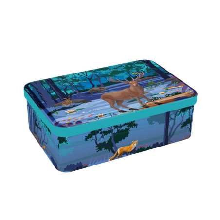 Boite sucre animaux de la forêt