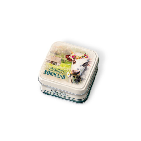 Boite savon Normandie vintage vachement normand