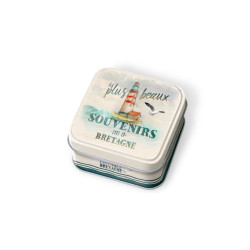 Boite savon Bretagne vintage phare souvenirs