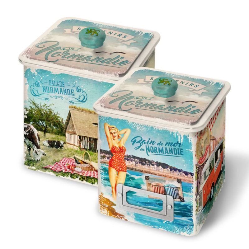 Boite collector Normandie vintage