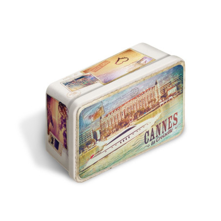 Boite sucre Cannes vintage