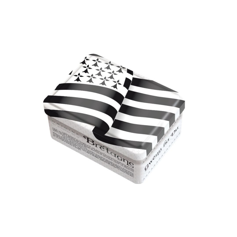 Boite sucrette drapeau breton