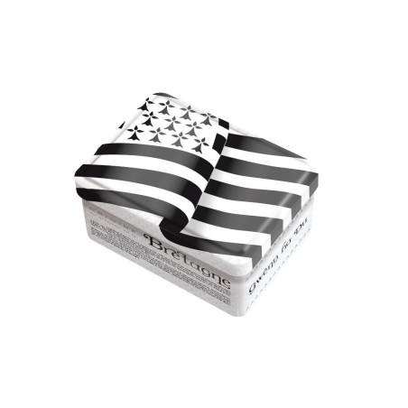 Boite sucrette drapeau breton