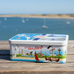 Boîte sucre l'île de Noirmoutier galettes vendéennes