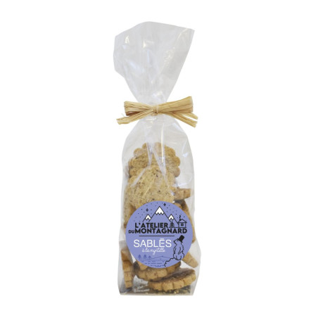 Sachet Atelier du Montagnard sablés à la myrtille