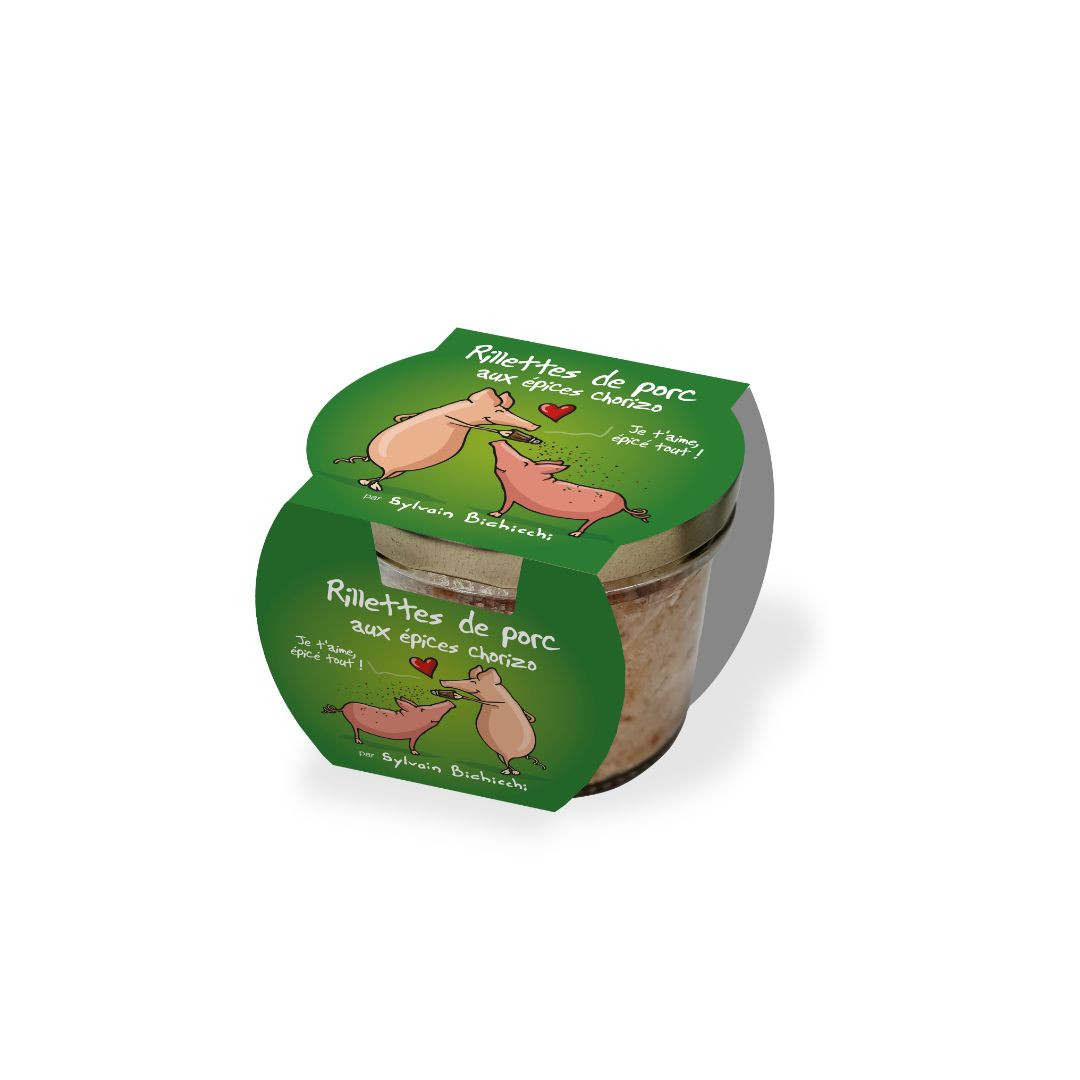 Achat Rillettes de porc aux épices chorizo en ligne 1 