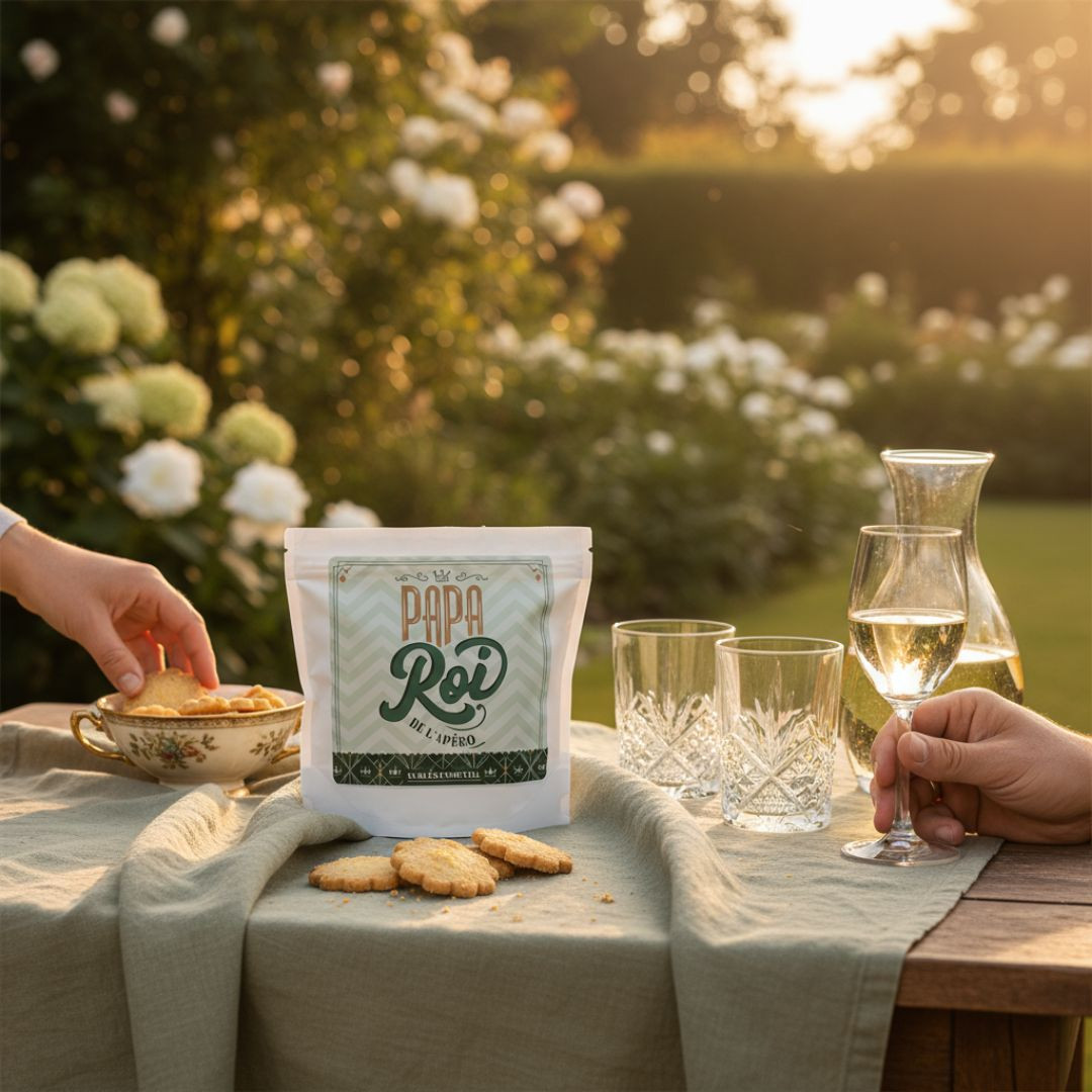 Achat Sachet de mini sablés à l'emmental décor papa en ligne 3 