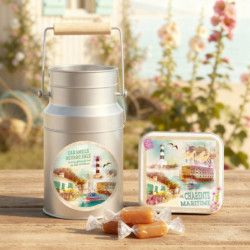 POT A LAIT GM CHARENTE MARITIME VINTAGE CARAMELS BS ET FDS OLERON