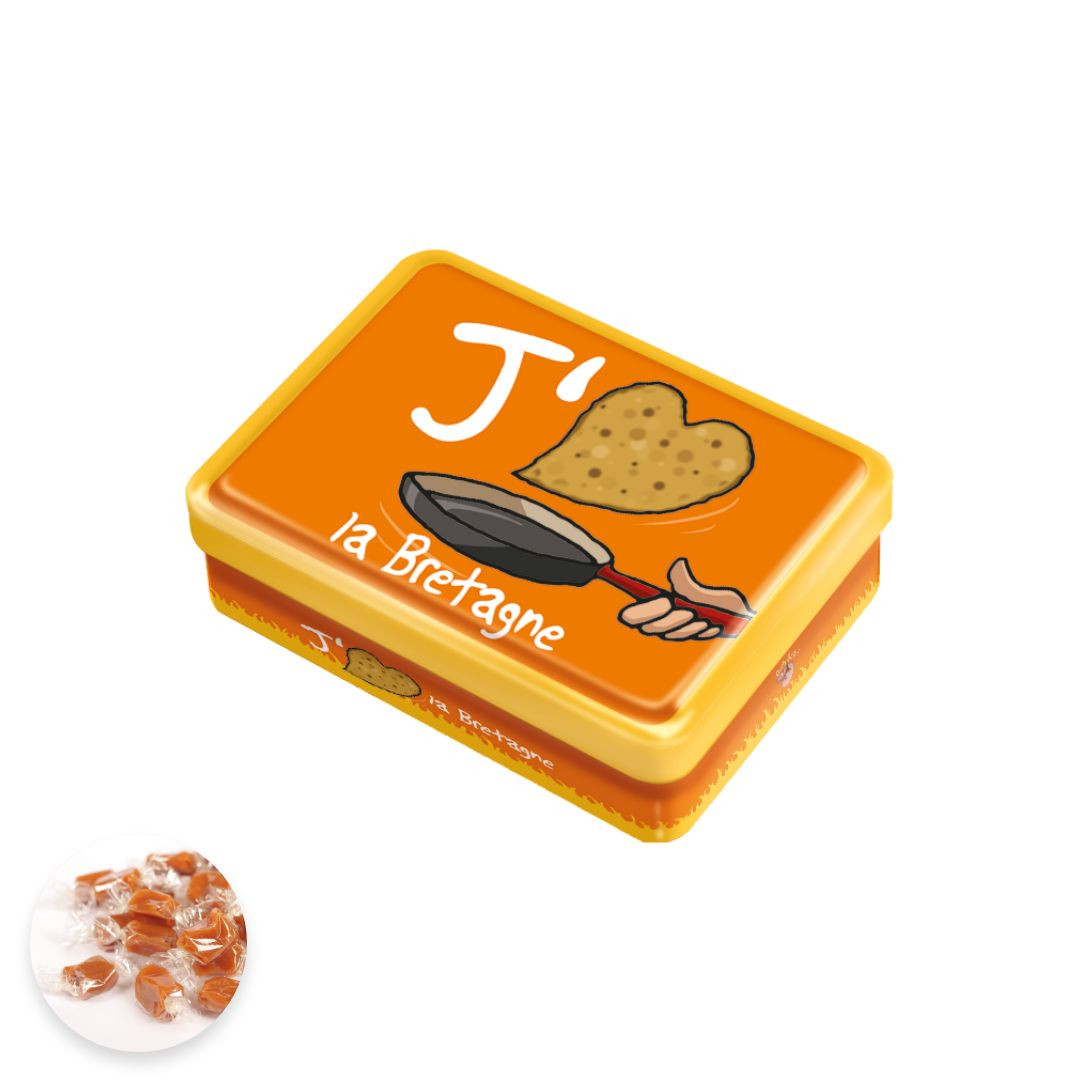 Achat Boite demi-sucrette J'aime la Bretagne caramels au beurre salé et à la fleur de sel de Bretagne en ligne 1 