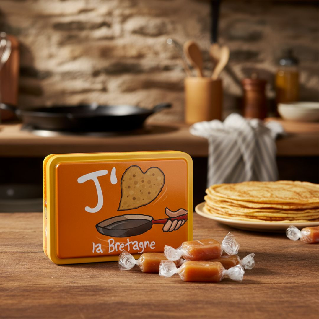 Achat Boite demi-sucrette J'aime la Bretagne caramels au beurre salé et à la fleur de sel de Bretagne en ligne 3 