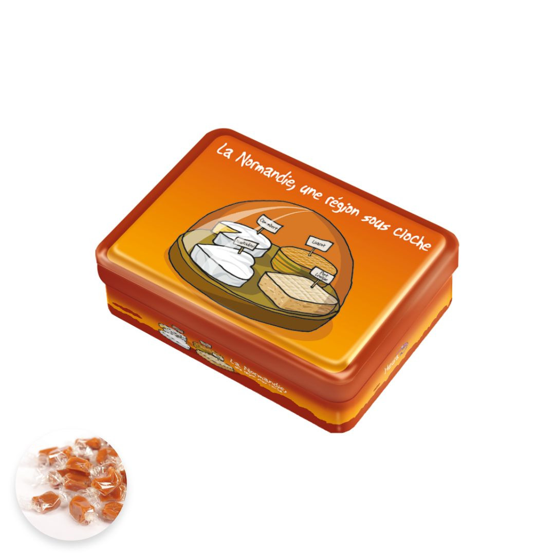 Achat Boite demi-sucrette Normandie sous cloche caramels au beurre salé en ligne 1 