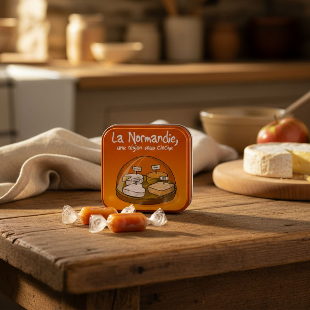 Achat Boite savon Normandie sous cloche caramels au beurre salé en ligne 3 