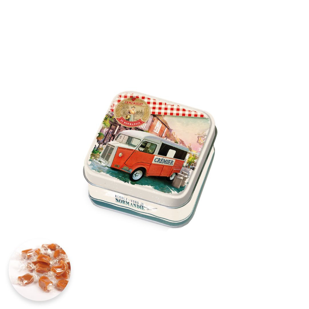 Achat Boite savon normandie vintage pique nique caramels au beurre salé en ligne 1 