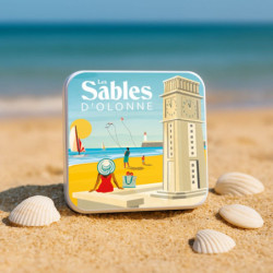 Boîte savon Les Sables d'Olonne caramels au beurre salé et à la fleur de sel de Vendée