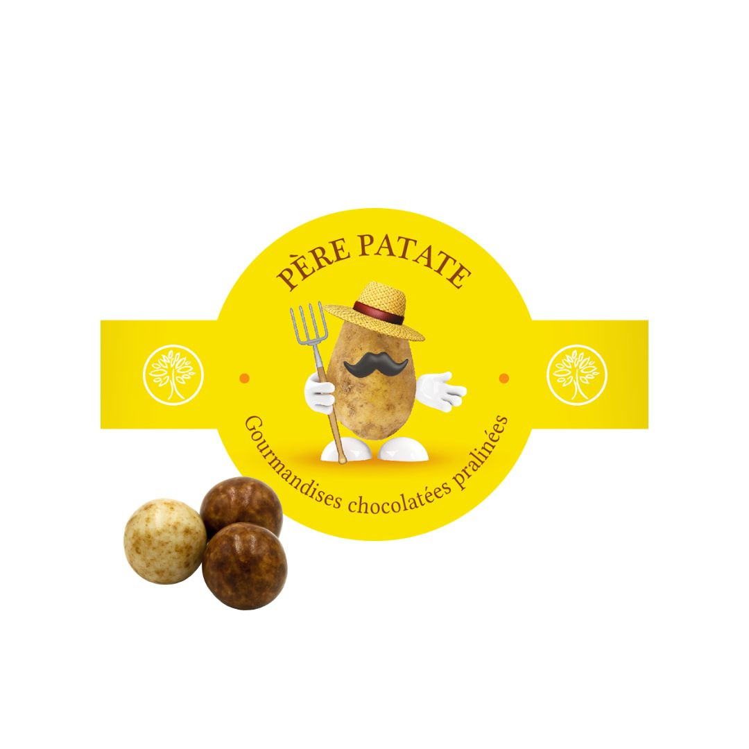 Achat POMMES DE TERRE (PATATES) GOURMANDISES CHOCOLATEES PRALINEES VRAC ETIQ+ETIQ BAGUE en ligne 1 