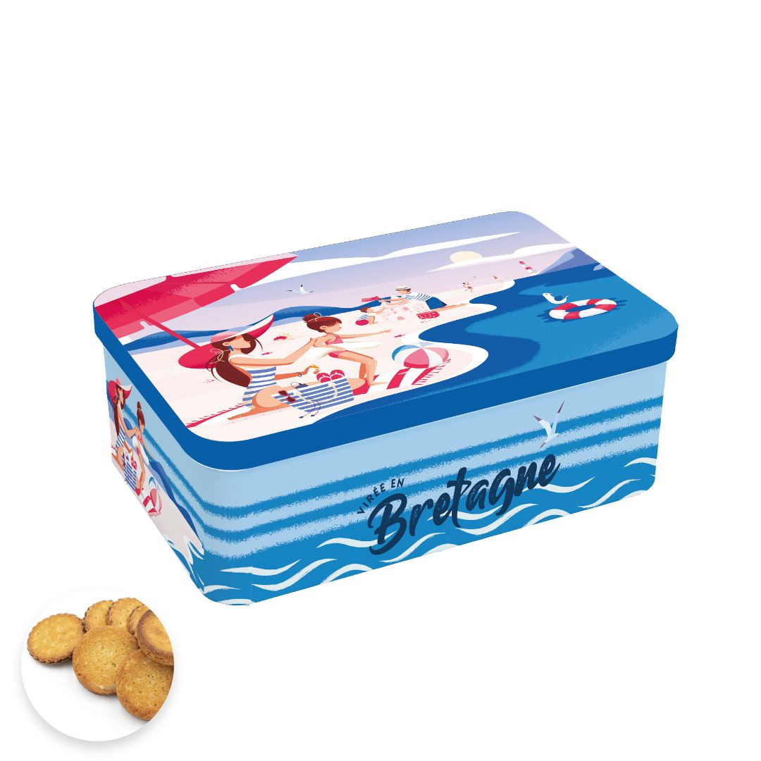 Achat Boîte sucre plage assortiment palets et galettes en ligne 1 