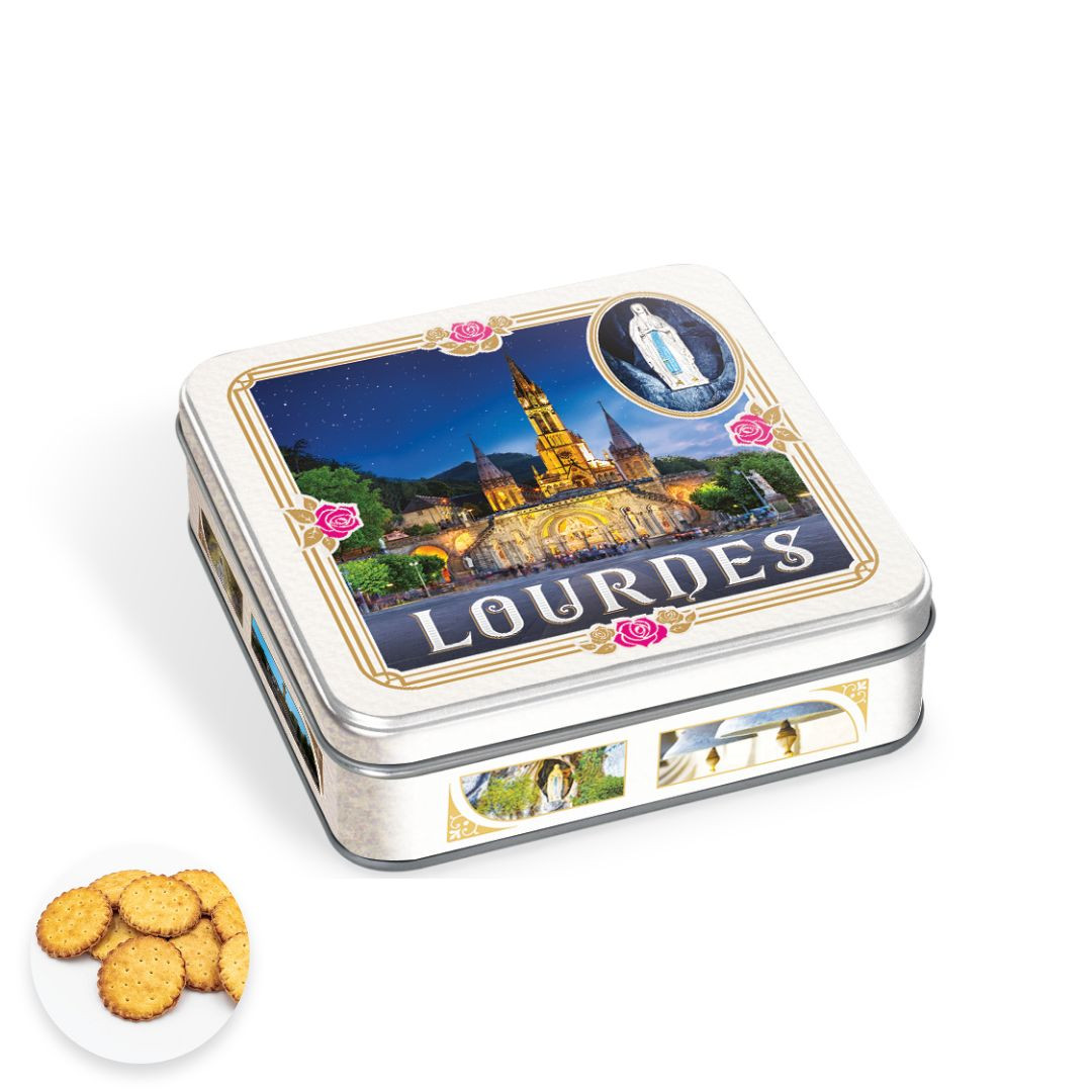 Achat Boîte carrée Lourdes galettes nature pur beurre en ligne 1 