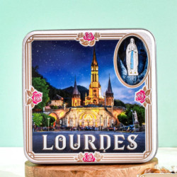 Boîte carrée Lourdes galettes nature pur beurre