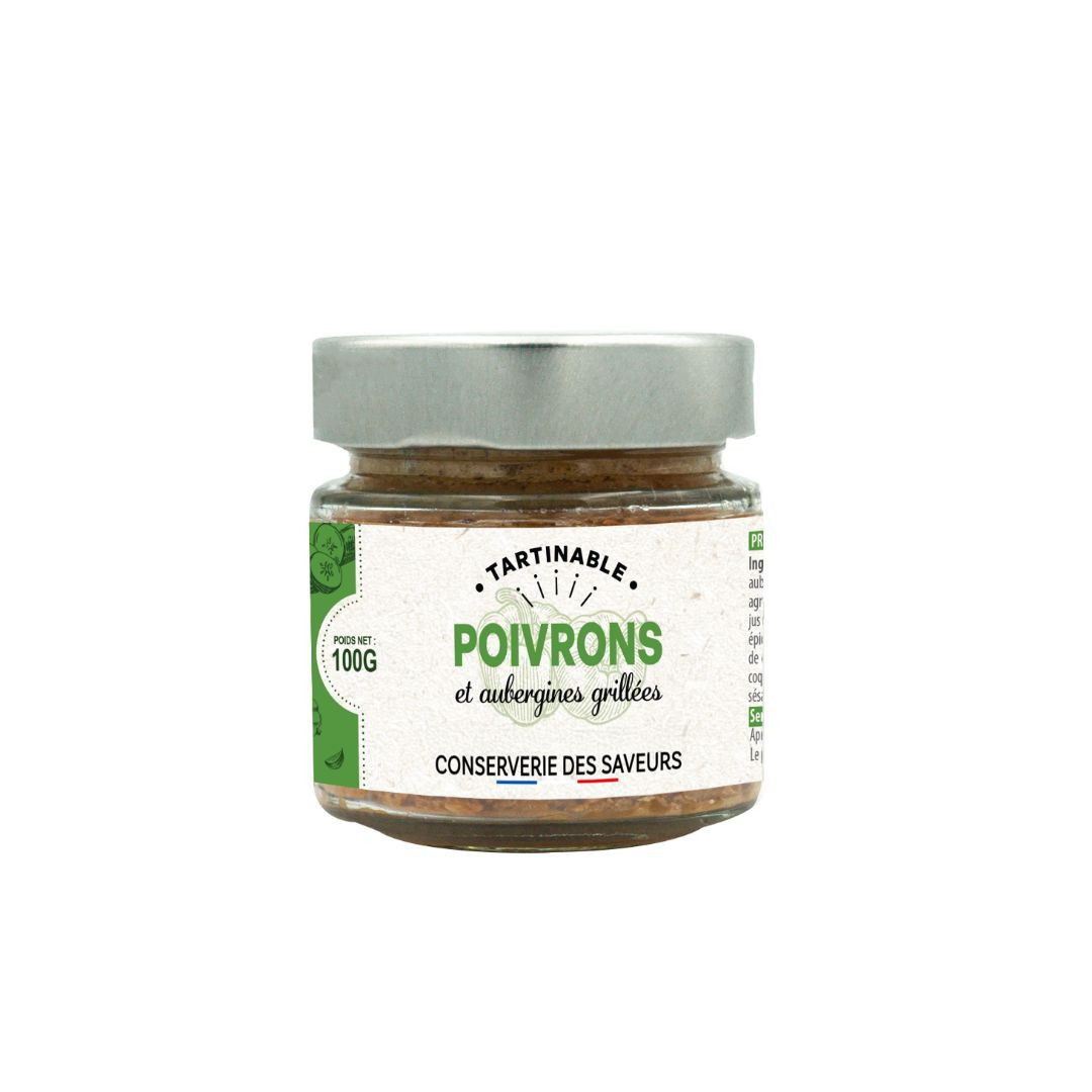 Achat Tartinable de poivrons et aubergines grillées 100g en ligne 1 