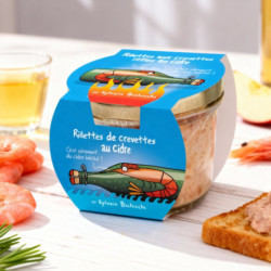 Rillettes de crevettes rôties au cidre 90g