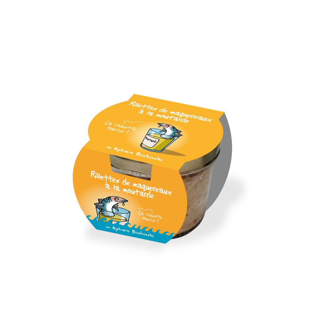 Achat Rillettes de maquereau à la moutarde 90g en ligne 1 