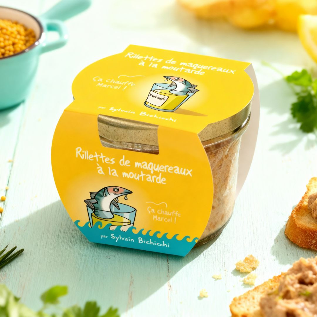 Achat Rillettes de maquereau à la moutarde 90g en ligne 2 