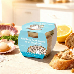 Rillettes de Saint-Jacques au sel de Guérande 90g