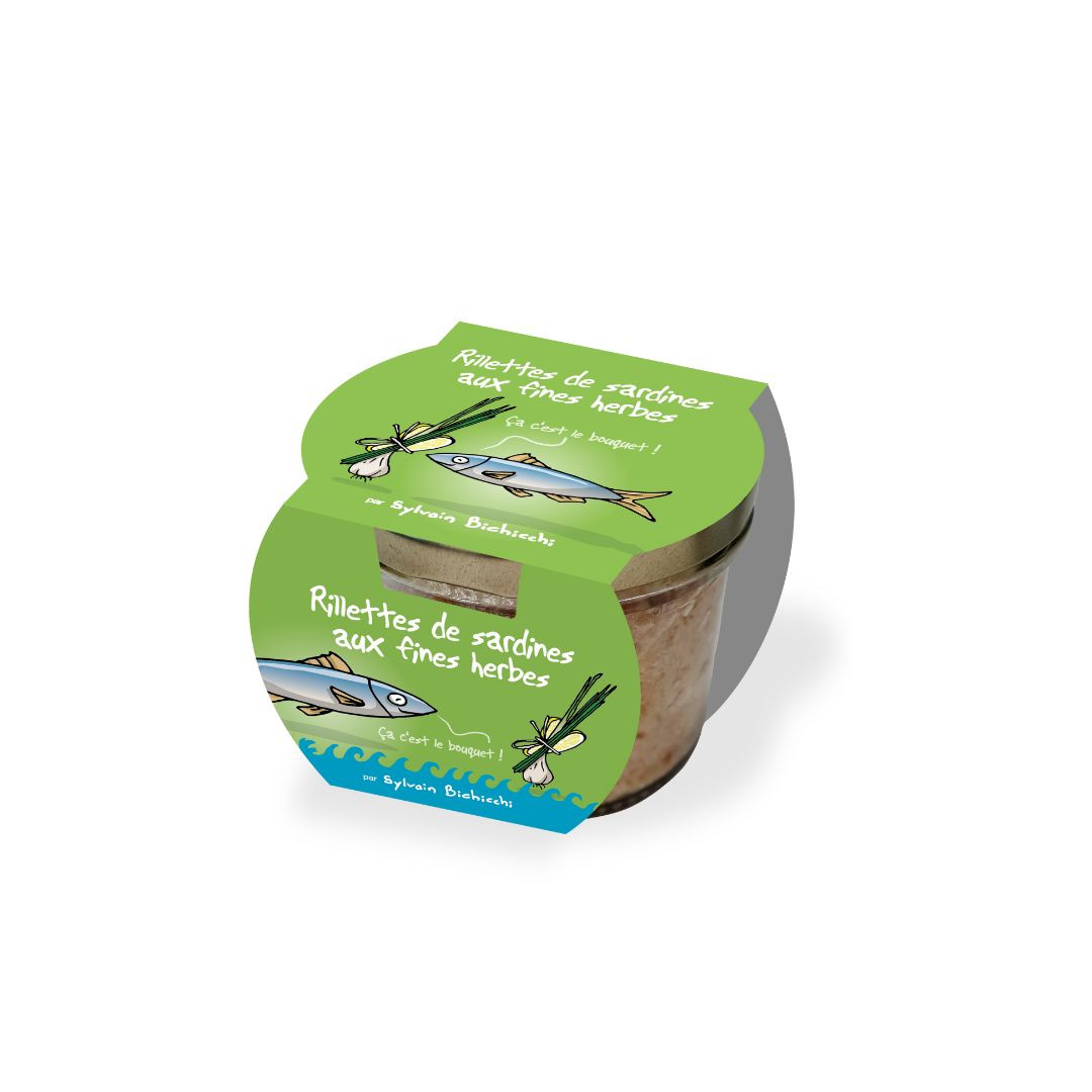 Achat Rillettes de sardine aux fines herbes 90g en ligne 1 