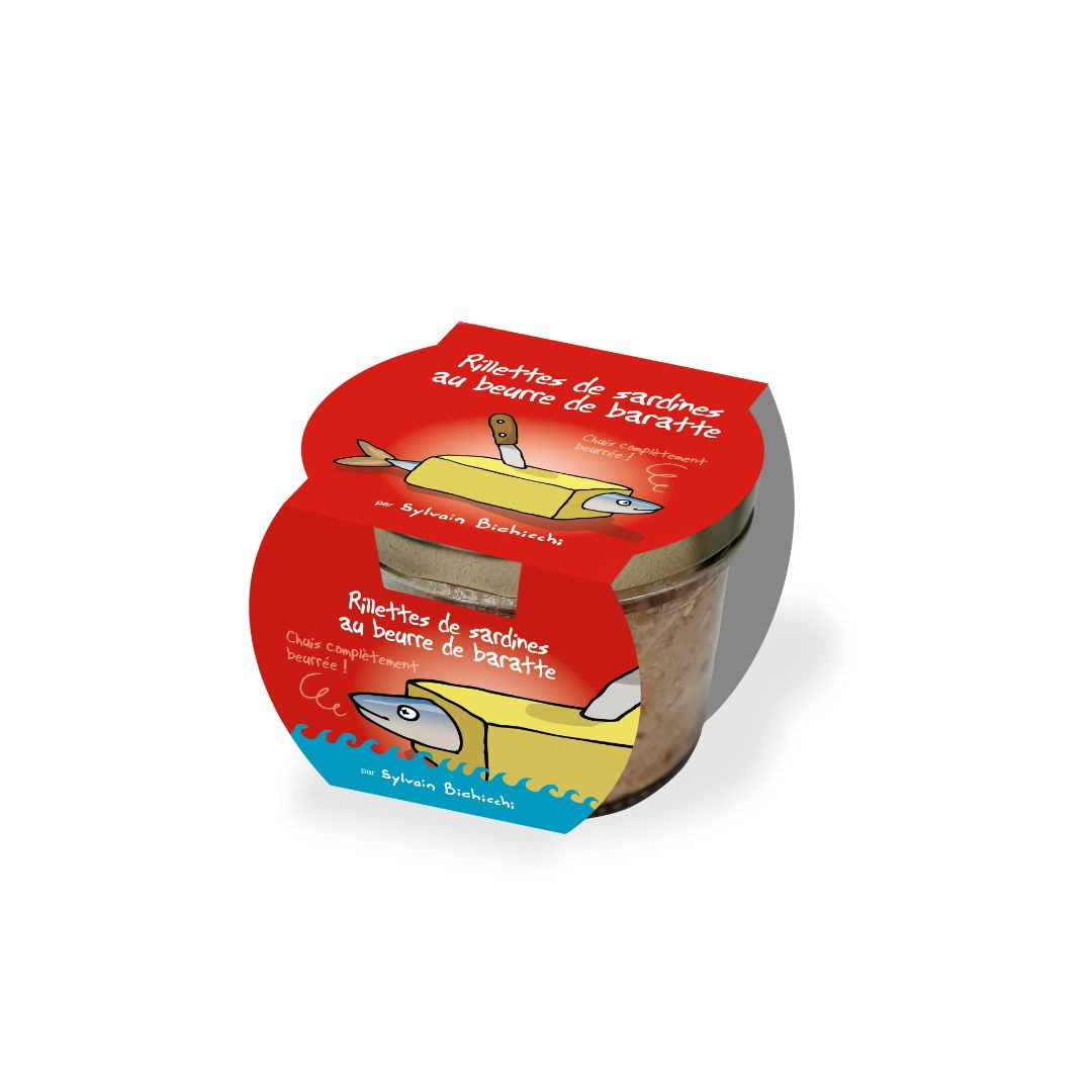 Achat Rillettes de sardine au beurre de baratte 90g en ligne 1 