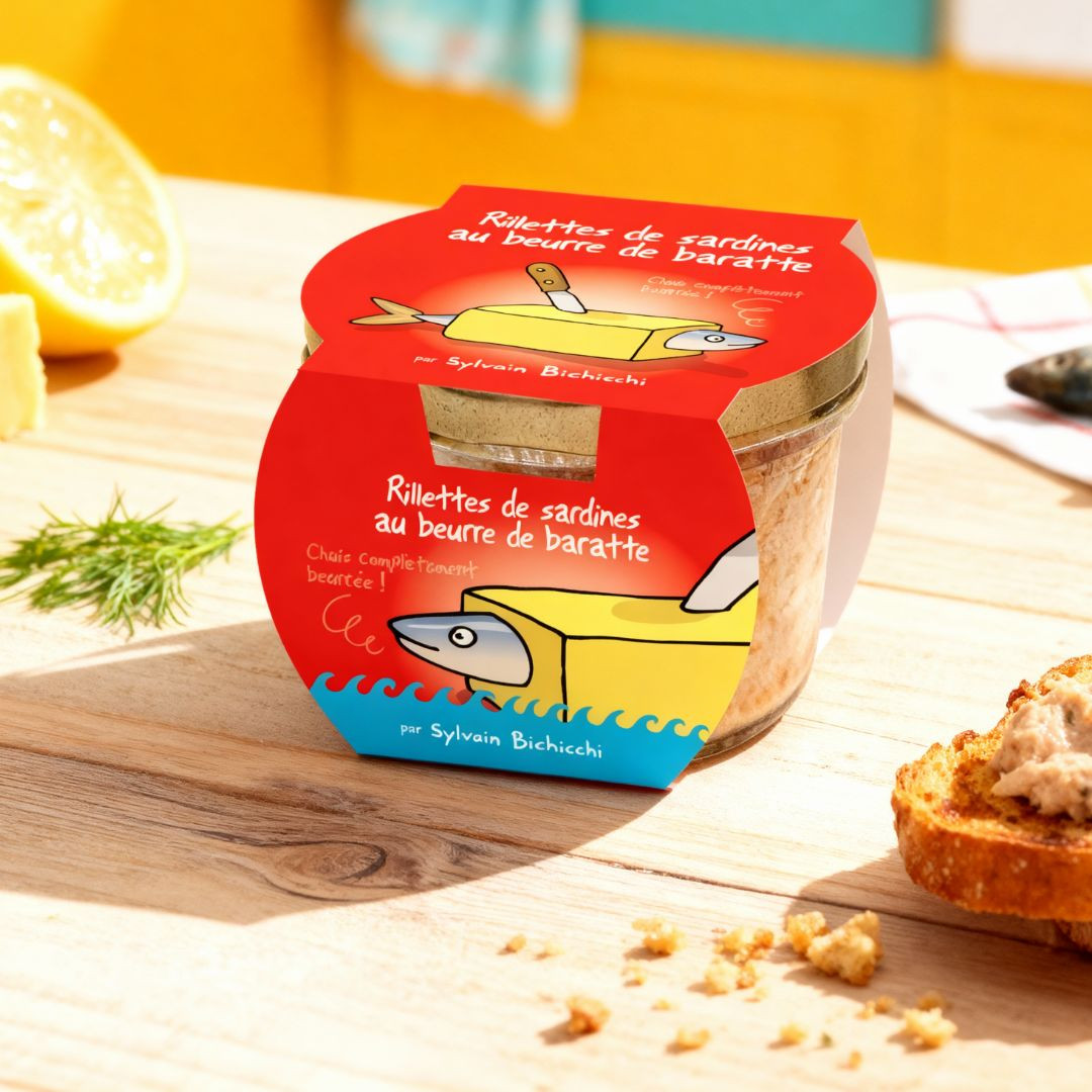 Achat Rillettes de sardine au beurre de baratte 90g en ligne 2 