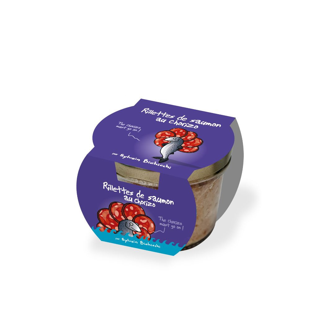 Achat Rillettes de saumon au chorizo 90g en ligne 1 
