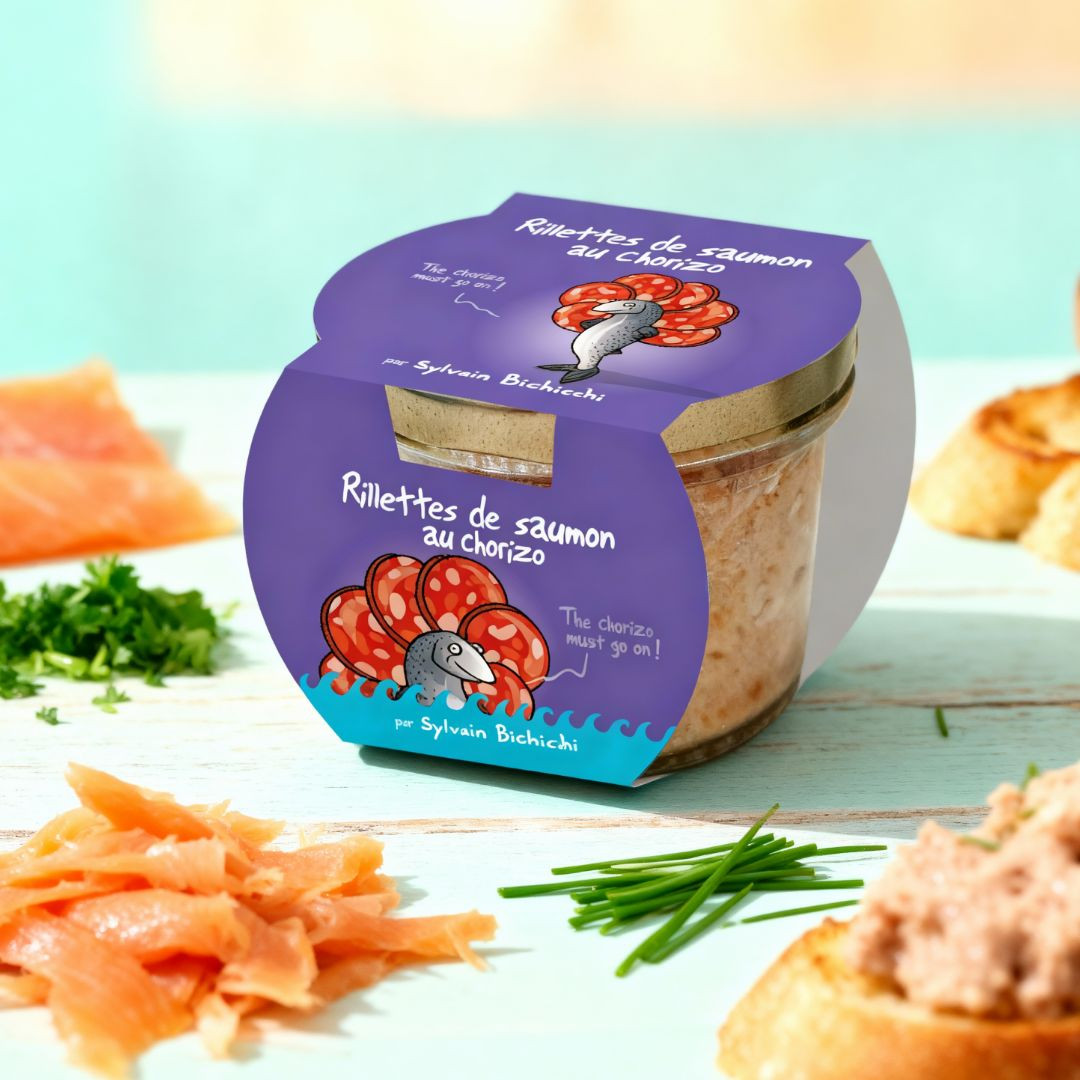 Achat Rillettes de saumon au chorizo 90g en ligne 2 