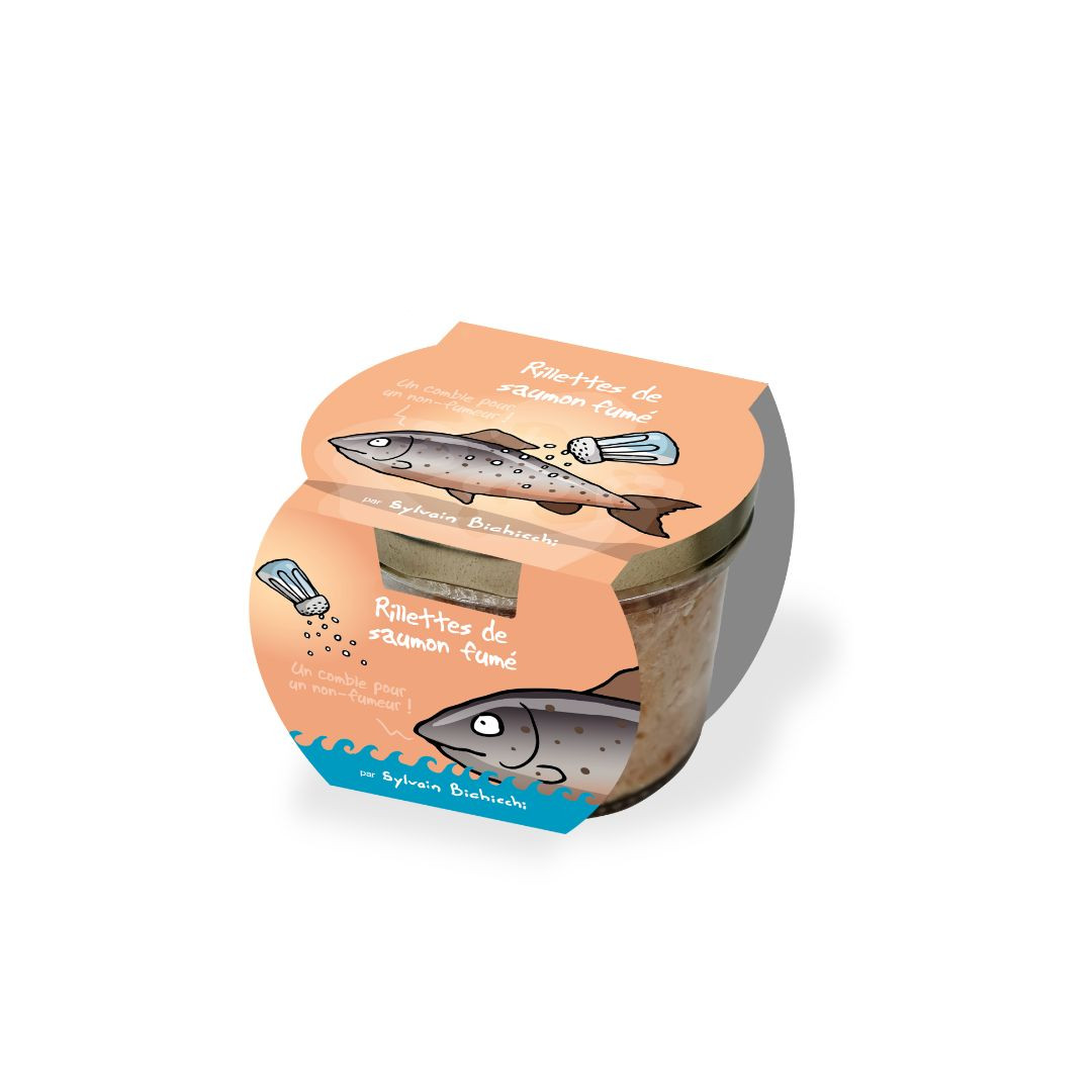 Achat Rillettes de saumon fumé 90g en ligne 1 