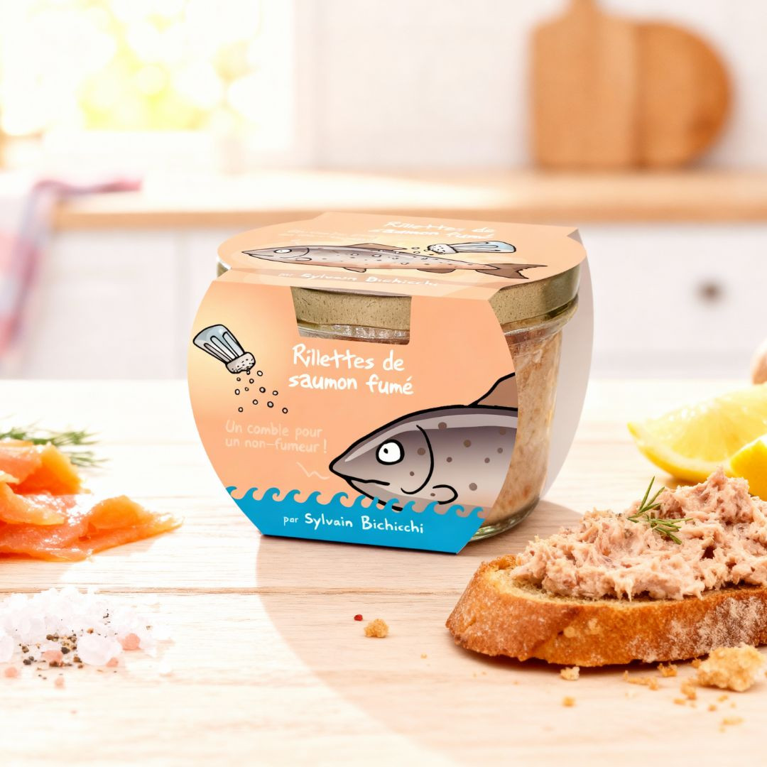 Achat Rillettes de saumon fumé 90g en ligne 2 
